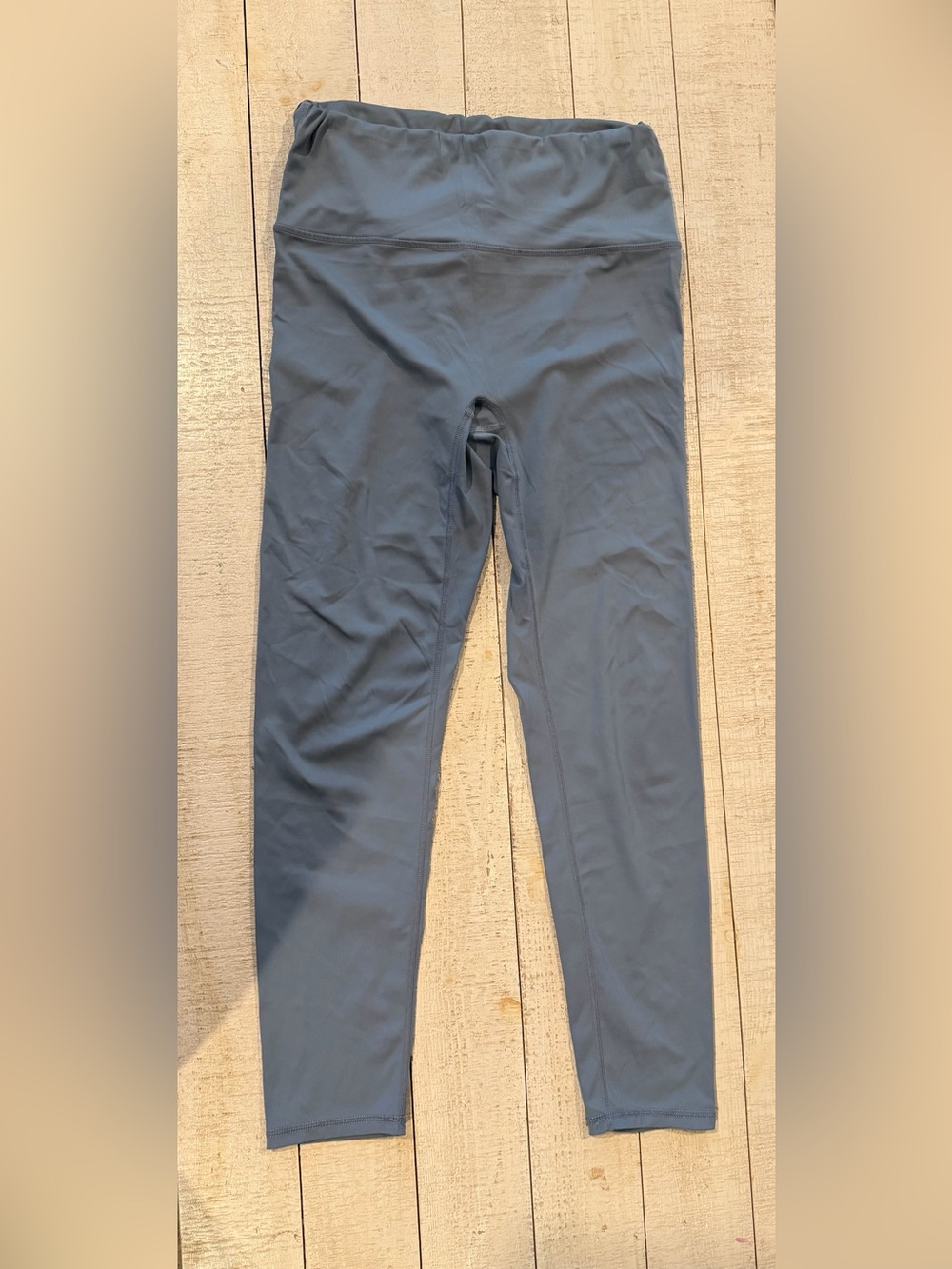 Lululemon High-Waist Full-Length Active Leggings in Slate Blue size M